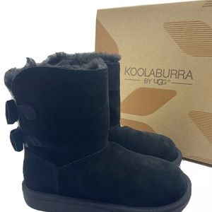 UGGs Size 2Y Girls Koolaburra Attie Short Black